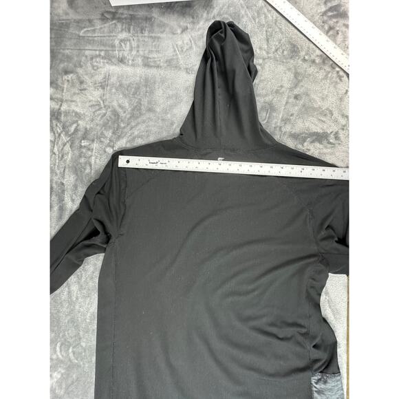 Maine Black Bears Colosseum Lightweight Hoodie  Men's XL Black with Logo - Picture 5 of 9